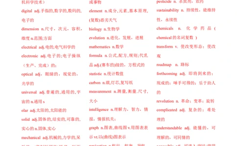 词汇知识专题03阅读理解高频词汇（练习）（解析版）_02高考数学_2025年新高考资料_二轮复习_01高考语文等多个文件_上好课2025年高考英语二轮复习讲练测（新高考通用）