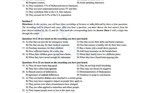 2017年12月大学英语6级真题及解析（卷二）_最新更新，视频都在这_2026、6月四级速转存易和谐_四六级真题+资料包_六级真题_2017年12月六级真题及答案解析（全三套）
