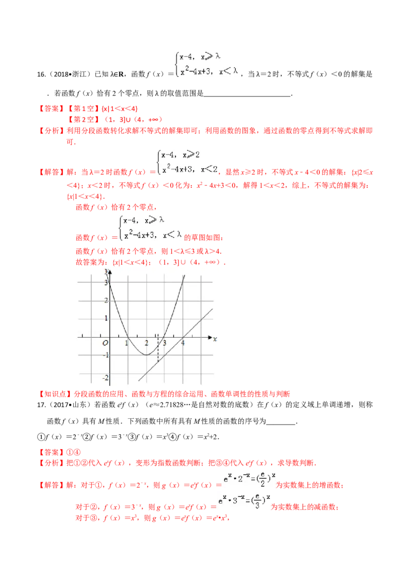 考点04函数的基本性质-2022年高考数学一轮复习小题多维练（新高考版）（解析版）_02高考数学_新高考复习资料_2022年新高考资料_2022年高考数学一轮复习小题多维练（新高考版）8.7更新