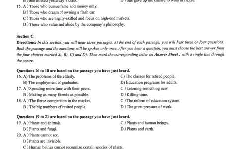 版本二四级模拟卷全5套（带书签）_02.四六级真题+模拟题（0128）_四级模拟卷全10套(0128)_版本二四级模拟卷