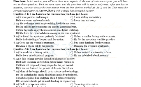 2023.06英语六级真题第1套_最新更新，视频都在这_2026、6月四级速转存易和谐_四六级真题+资料包_六级真题_2023年06月六级真题及答案解析（全三套）