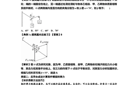 知识点6：弹力（提高解析版）_04高考物理_新高考复习资料_2024新高考复习资料_一轮复习资料_提高版2024届高考物理一轮复习讲义及对应练习_知识点6：弹力提高版