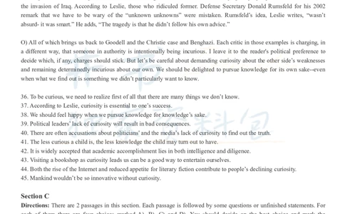 2017年12月大学英语四级考试真题卷3_最新更新，视频都在这_2026、6月四级速转存易和谐_四六级真题+资料包_四级真题_2017年12月CET4