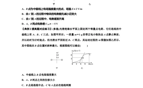 知识点66：静电场中的图象问题（提高原卷版）_04高考物理_新高考复习资料_2024新高考复习资料_一轮复习资料_提高版2024届高考物理一轮复习讲义及对应练习