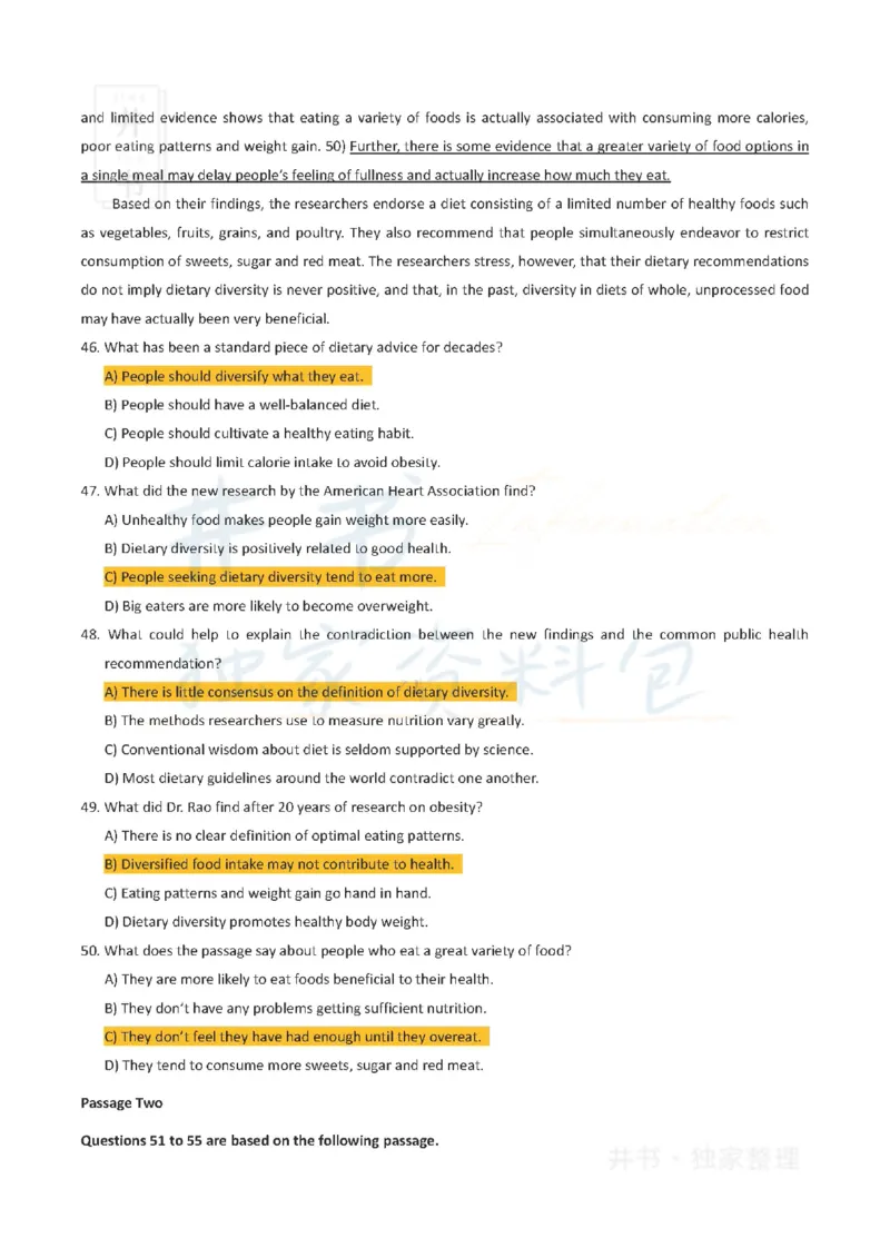 2023年3月六级答案（3套）_最新更新，视频都在这_2026、6月四级速转存易和谐_四六级真题+资料包_六级真题_2023年03月六级真题及答案解析（全三套）
