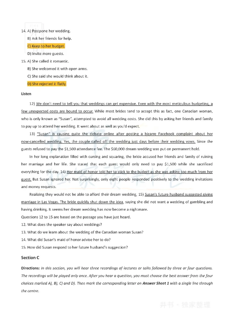 2023年3月六级答案（3套）_最新更新，视频都在这_2026、6月四级速转存易和谐_四六级真题+资料包_六级真题_2023年03月六级真题及答案解析（全三套）