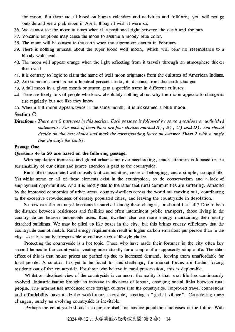 2024年12月六级三套真题带答案解析_最新更新，视频都在这_2026，6月六级速转存易和谐_讲义_就这样过英语六级真题+模拟