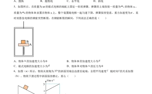 第三章牛顿运动定律（测试）（原卷版）_04高考物理_新高考复习资料_2024新高考复习资料_一轮复习资料_2024年高考物理一轮复习讲练测（讲义+练习+课件）（新高考）_章节测试