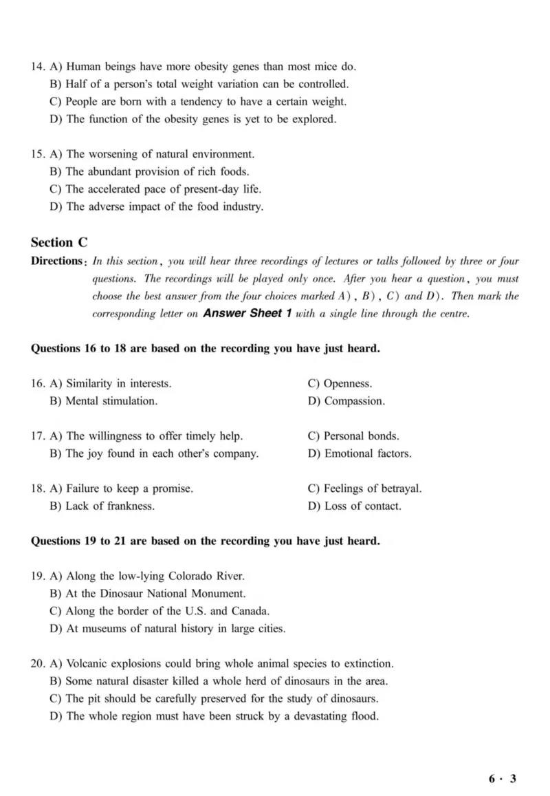 2020.07六级真题全1套(带书签)_02.四六级真题+模拟题（0128）_六级真题+音频+解析(0128)_03.2016&mdash;2025六级新题型_2020年07月六级