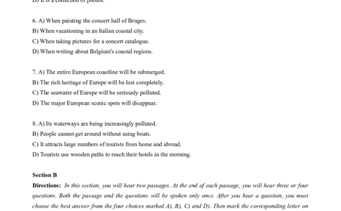 2017年06月六级真题全3套_02.四六级真题+模拟题（0128）_六级真题+音频+解析(0128)_03.2016&mdash;2025六级新题型_2017年06月六级_2017.06六级真题word