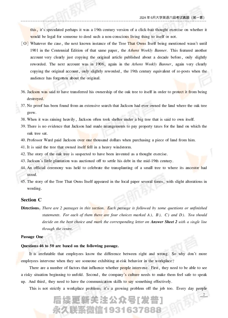 2024年6月六级真题_最新更新，视频都在这_2026，6月六级速转存易和谐_1、2025年6月六级_01.2026六级英语田静_01.电子讲义