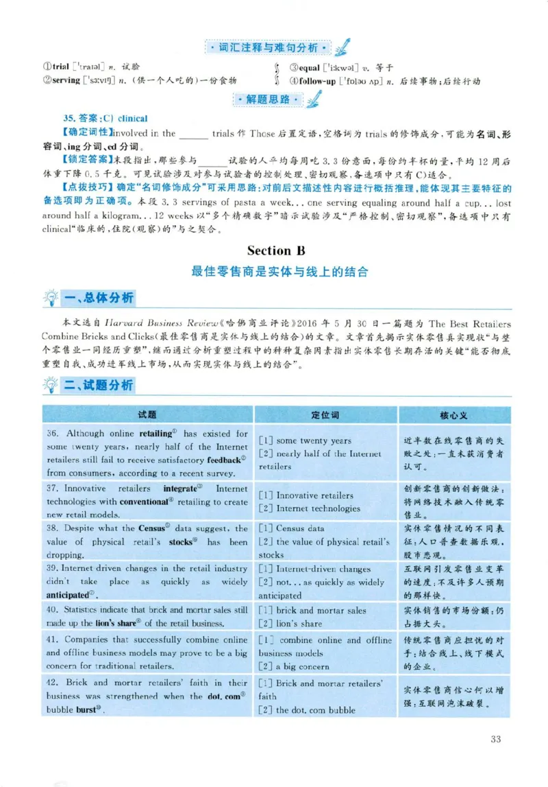 2019.06六级解析全3套(带书签)_02.四六级真题+模拟题（0128）_六级真题+音频+解析(0128)_03.2016&mdash;2025六级新题型_2019年06月六级