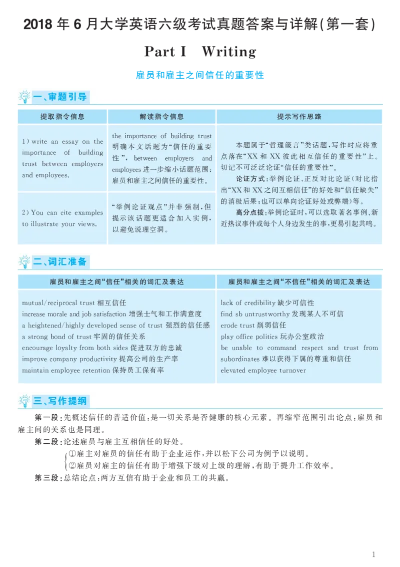 2018.06六级解析全3套(带书签)_02.四六级真题+模拟题（0128）_六级真题+音频+解析(0128)_03.2016&mdash;2025六级新题型_2018年06月六级