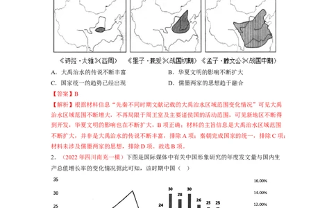 解密17核心素养&mdash;&mdash;时空观念（分层训练）（解析版）_07高考历史_新高考复习资料_2023年新高考复习资料_高频考点解密2023年高考历史二轮复习讲义+分层训练