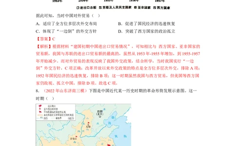 解密17核心素养&mdash;&mdash;时空观念（分层训练）（解析版）_07高考历史_新高考复习资料_2023年新高考复习资料_高频考点解密2023年高考历史二轮复习讲义+分层训练