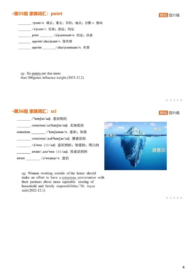 [4.23]--四级词汇23_最新更新，视频都在这_2026、6月四级速转存易和谐_1、2025年6月四级_10.2026四级英语橙啦_{1}--课程_{4}--四级词汇