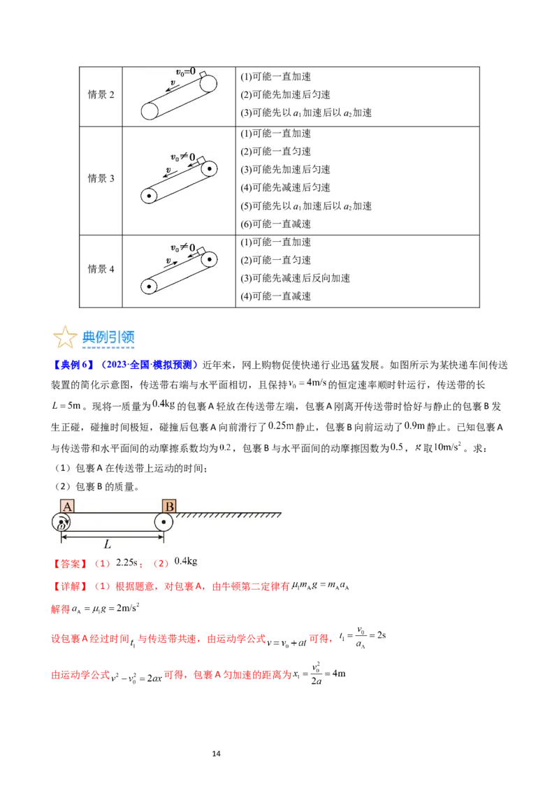 考点12牛顿运动定律的综合运用（核心考点精讲精练）-备战2024年高考物理一轮复习考点帮（新高考专用）（解析版）_04高考物理_新高考复习资料_2024新高考复习资料_一轮复习资料