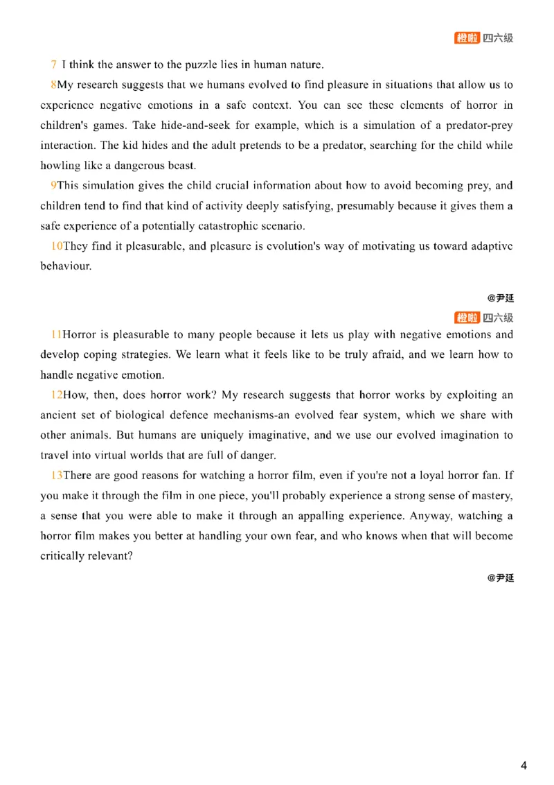 [25.2]--六级阅读模考解析24年12月第一套仔细阅读1_最新更新，视频都在这_2026、6月四级速转存易和谐_1、2025年6月四级_10.2026四级英语橙啦_{1}--课程_{25}--六级6月7日模考解析