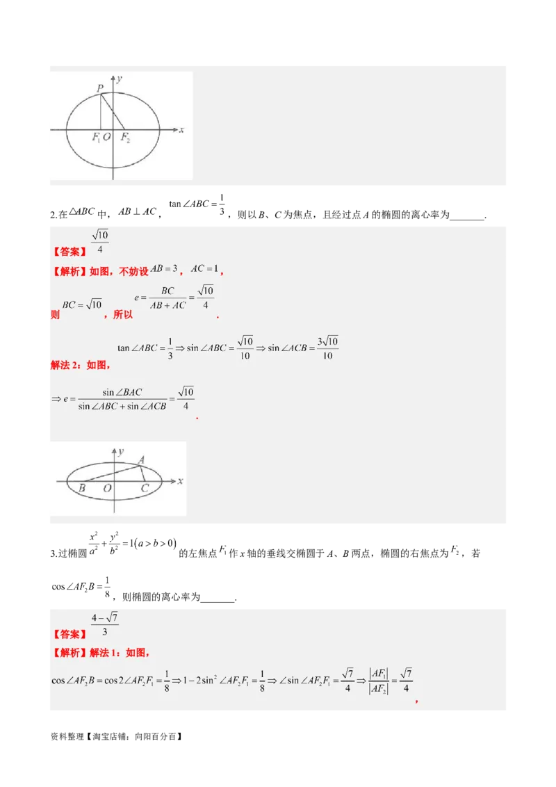 素养拓展32椭圆、双曲线中的焦点三角形问题（解析版）_02高考数学_新高考复习资料_2024年新高考资料_一轮复习资料_一轮复习讲义&mdash;素养拓展（精讲+精练）（新高考通用）