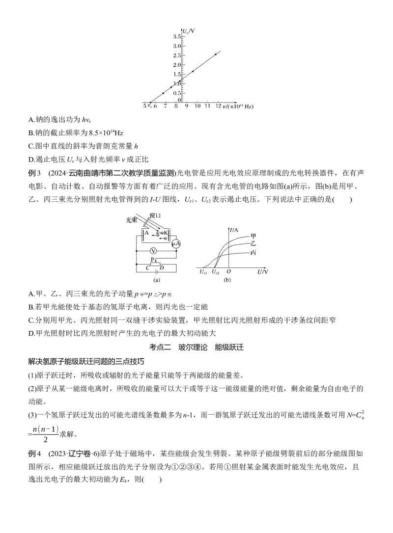 第一篇　专题五　第15讲　近代物理_04高考物理_2025年新高考资料_二轮复习_2025年高考物理大二轮_2025物理二轮专题复习学生用书Word版文档_大二轮专题复习讲义_第一篇　专题复习