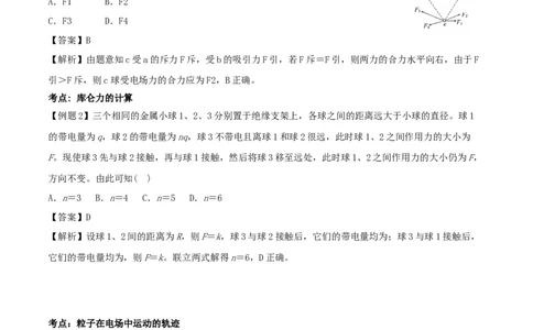 考向15静电场基本性质-备战2022年高考物理一轮复习考点微专题_04高考物理_新高考复习资料_2022年新高考复习资料_备战2022年高考物理一轮复习考点微专题