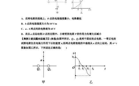 知识点66：静电场中的图象问题（拔尖原卷版）_04高考物理_新高考复习资料_2024新高考复习资料_一轮复习资料_拔尖版2024届高考物理一轮复习讲义及对应练习