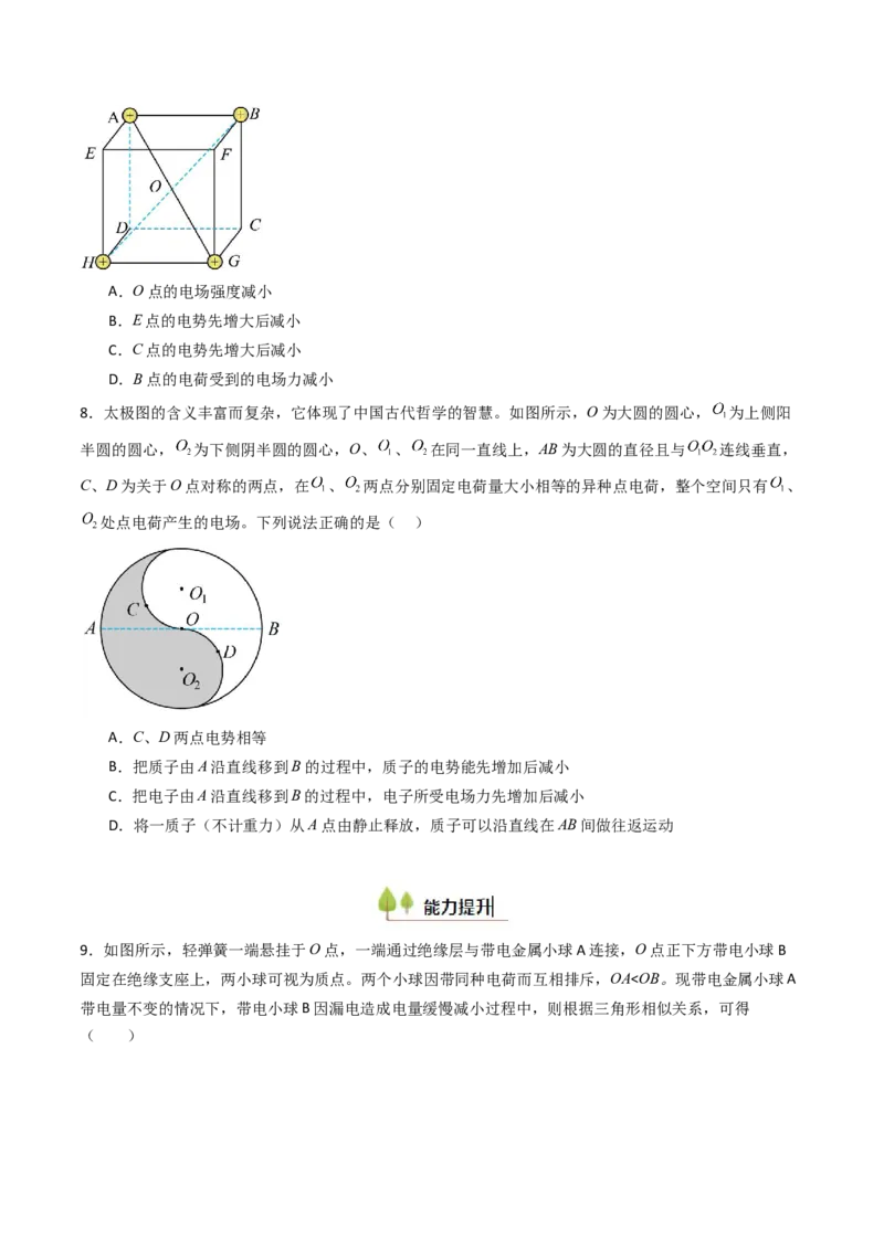 考点32静电力的性质（核心考点精讲精练）（原卷版）_04高考物理_2025年新高考资料_一轮复习_备战2025年高考物理一轮复习考点帮（新高考通用）（完结）