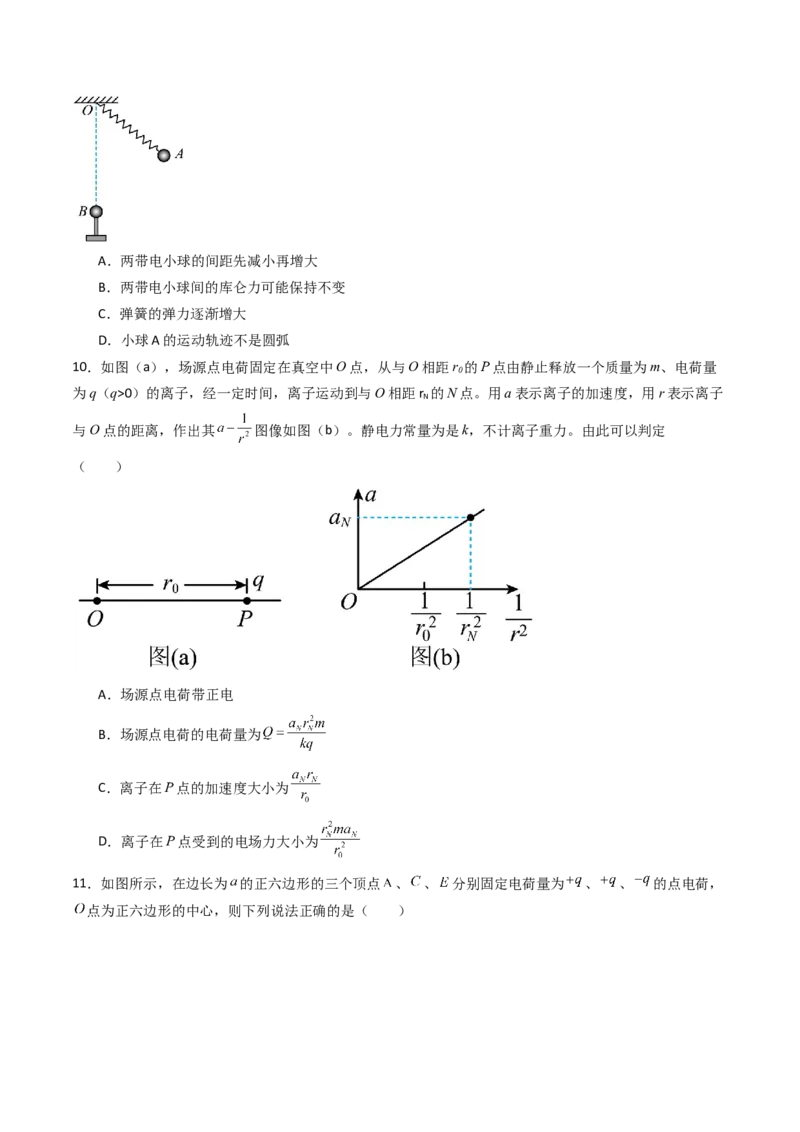 考点32静电力的性质（核心考点精讲精练）（原卷版）_04高考物理_2025年新高考资料_一轮复习_备战2025年高考物理一轮复习考点帮（新高考通用）（完结）