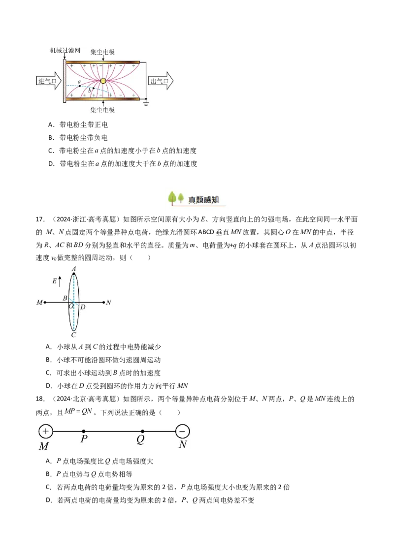考点32静电力的性质（核心考点精讲精练）（原卷版）_04高考物理_2025年新高考资料_一轮复习_备战2025年高考物理一轮复习考点帮（新高考通用）（完结）