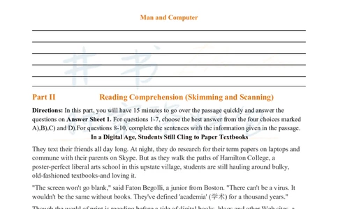 2012年12月大学英语6级真题及答案解析（卷三）_最新更新，视频都在这_2026、6月四级速转存易和谐_四六级真题+资料包_六级真题_2007-2015年六级真题及答案解析_2012年12月英语六级真题