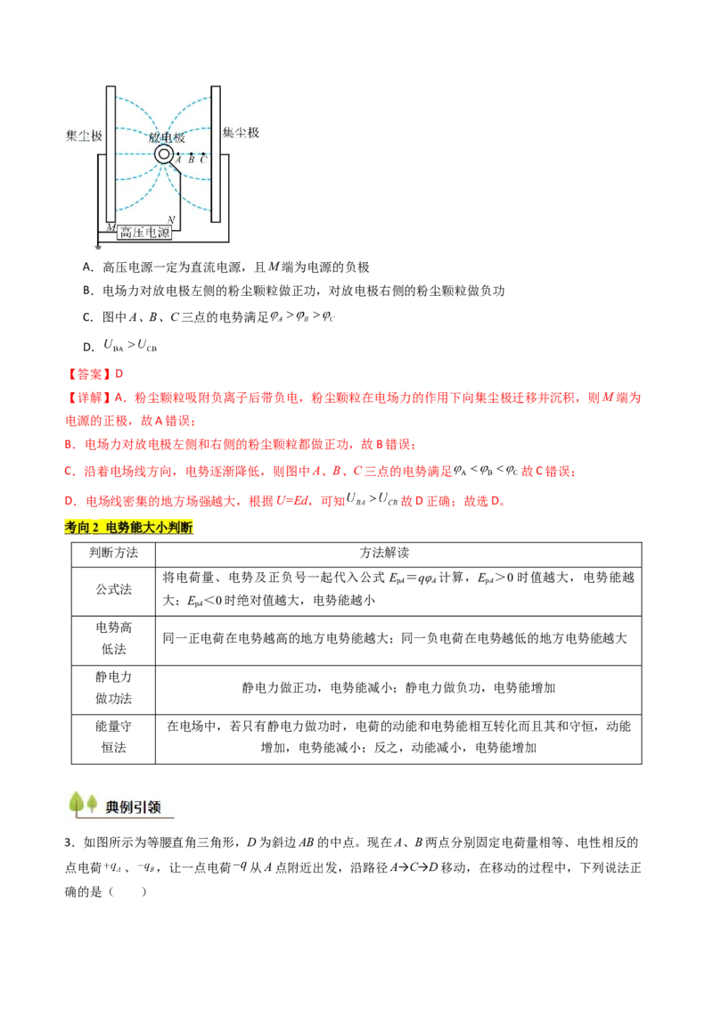 考点33静电能的性质（核心考点精讲精练）（解析版）_04高考物理_2025年新高考资料_一轮复习_备战2025年高考物理一轮复习考点帮（新高考通用）（完结）