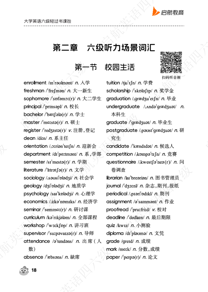 听力场景词（带音频二维码）_最新更新，视频都在这_2026，6月六级速转存易和谐_0、2025年12月六级_01.启航六级全程班马天艺_02.基础夯实