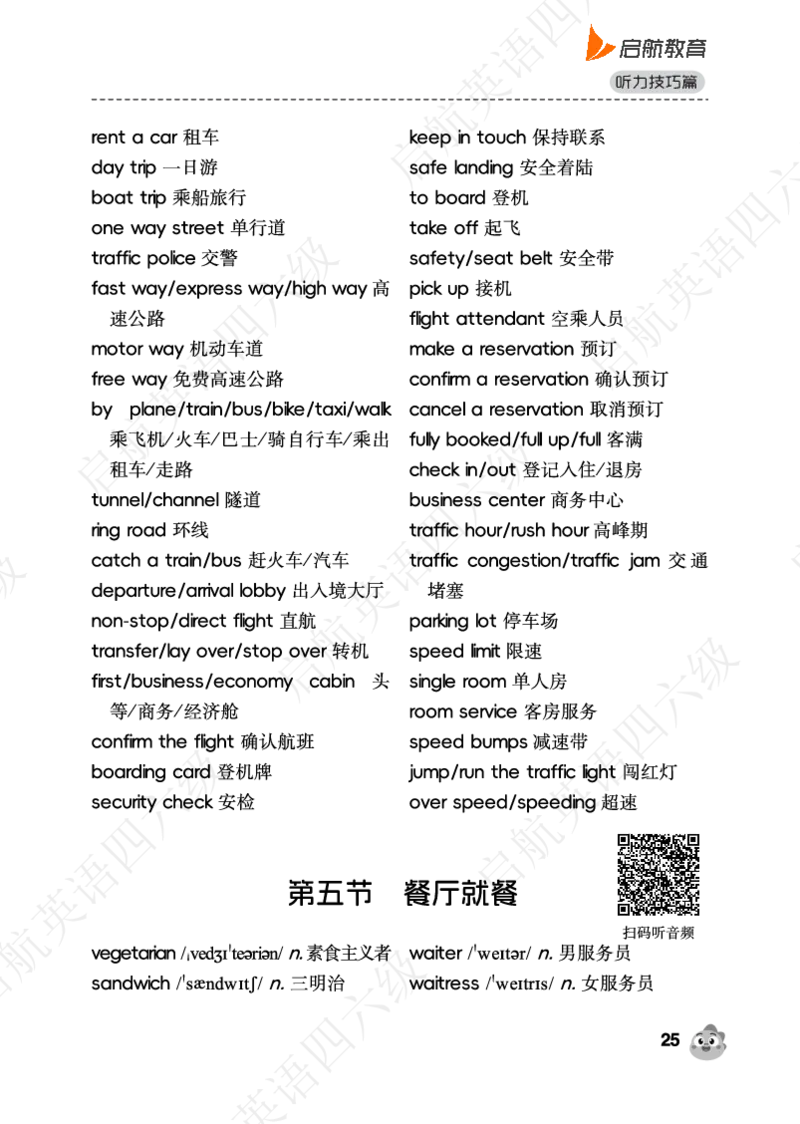 听力场景词（带音频二维码）_最新更新，视频都在这_2026，6月六级速转存易和谐_0、2025年12月六级_01.启航六级全程班马天艺_02.基础夯实