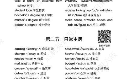 听力场景词（带音频二维码）_最新更新，视频都在这_2026，6月六级速转存易和谐_0、2025年12月六级_01.启航六级全程班马天艺_02.基础夯实