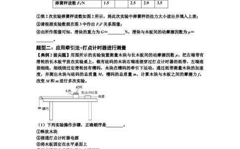 知识点22：应用动力学方法测动摩擦因数（拔尖原卷版）_04高考物理_新高考复习资料_2024新高考复习资料_一轮复习资料_拔尖版2024届高考物理一轮复习讲义及对应练习
