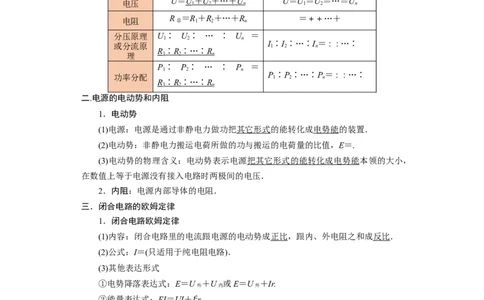 第30讲　电路　闭合电路欧姆定律（解析版）_04高考物理_新高考复习资料_2024新高考复习资料_一轮复习资料_完划重点2024年高考一轮复习精细讲义