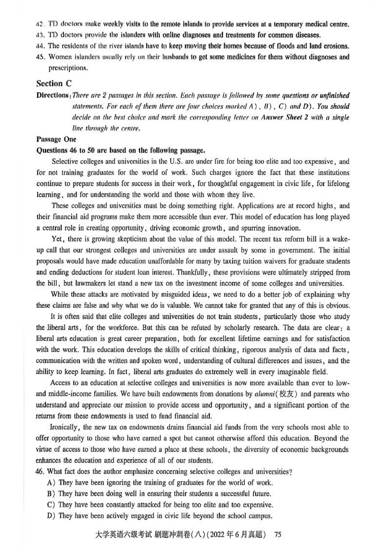 就这样过英语六级刷题冲刺卷_最新更新，视频都在这_2026，6月六级速转存易和谐_讲义_就这样过英语六级真题+模拟