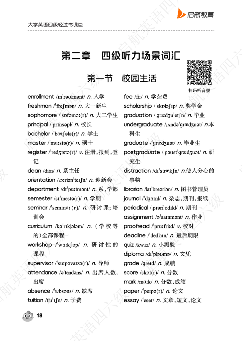 听力场景词（带音频二维码）_最新更新，视频都在这_2026、6月四级速转存易和谐_0、2025年12月四级_01.启航四级全程班马天艺_02.基础夯实