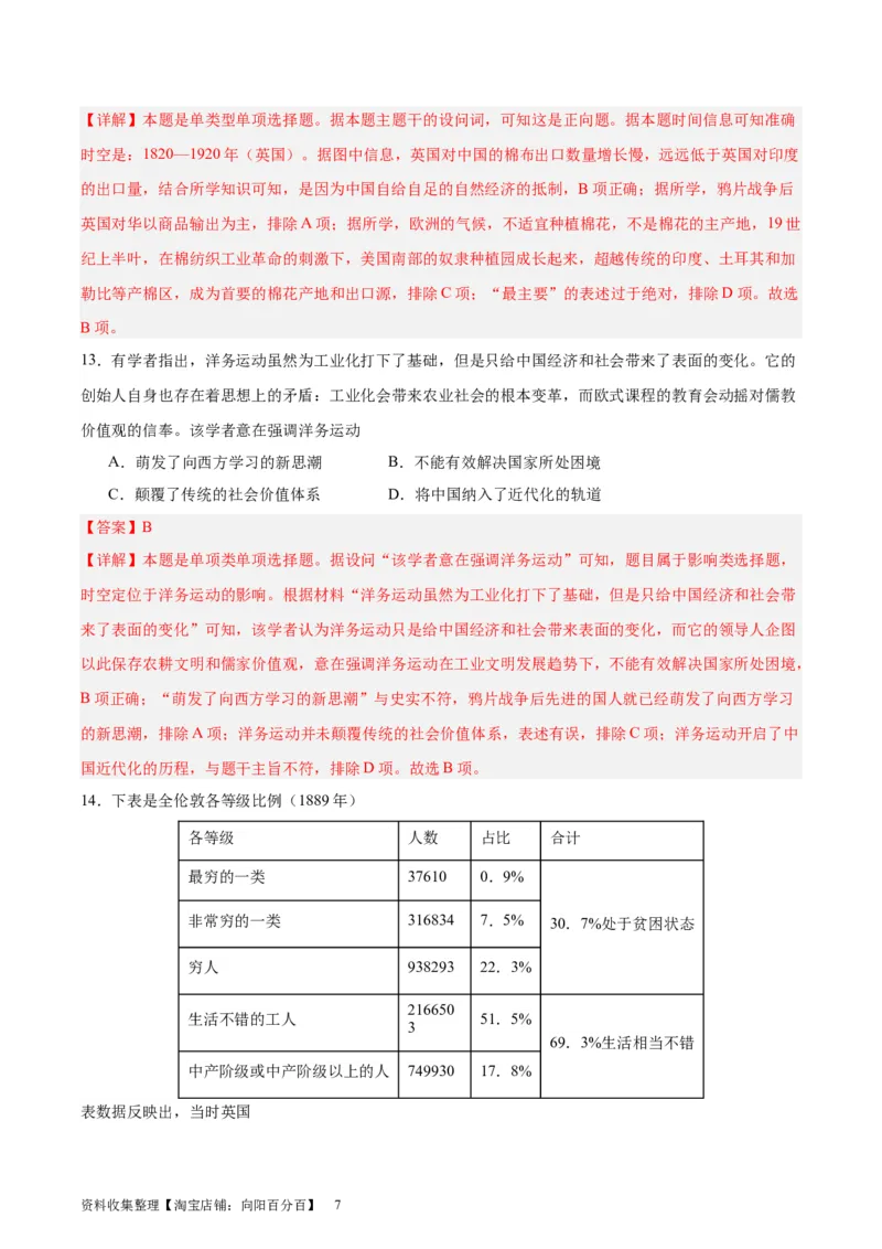 考点巩固卷27生产工具与劳作方式（解析版）_07高考历史_新高考复习资料_2024年新高考复习资料_一轮复习资料_完2024年高考历史一轮复习考点通关卷（新高考通用）_考点巩固卷