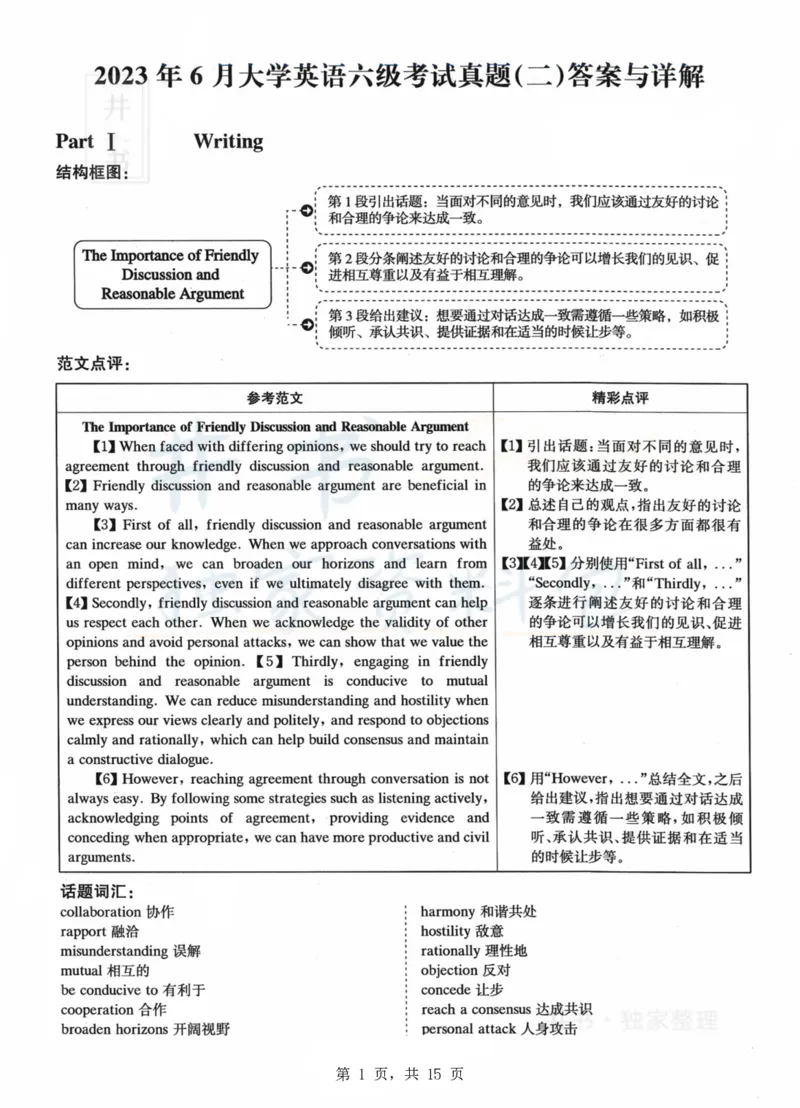 2023.06六级真题第2套详解_最新更新，视频都在这_2026、6月四级速转存易和谐_四六级真题+资料包_六级真题_2023年06月六级真题及答案解析（全三套）