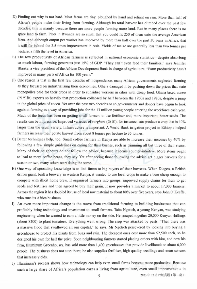 2023.12六级真题第1套_最新更新，视频都在这_2026、6月四级速转存易和谐_四六级真题+资料包_六级真题_2023年12月英语六级真题及答案解析（全三套）