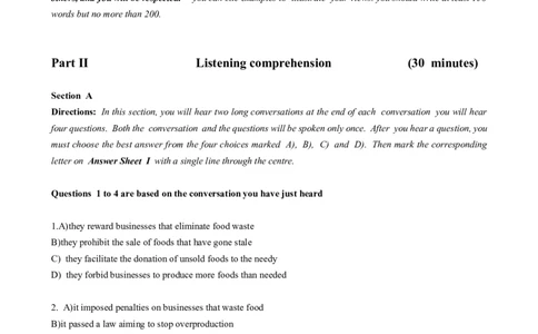 2017年12月六级真题全3套_02.四六级真题+模拟题（0128）_六级真题+音频+解析(0128)_03.2016&mdash;2025六级新题型_2017年12月六级_2017.12六级真题word