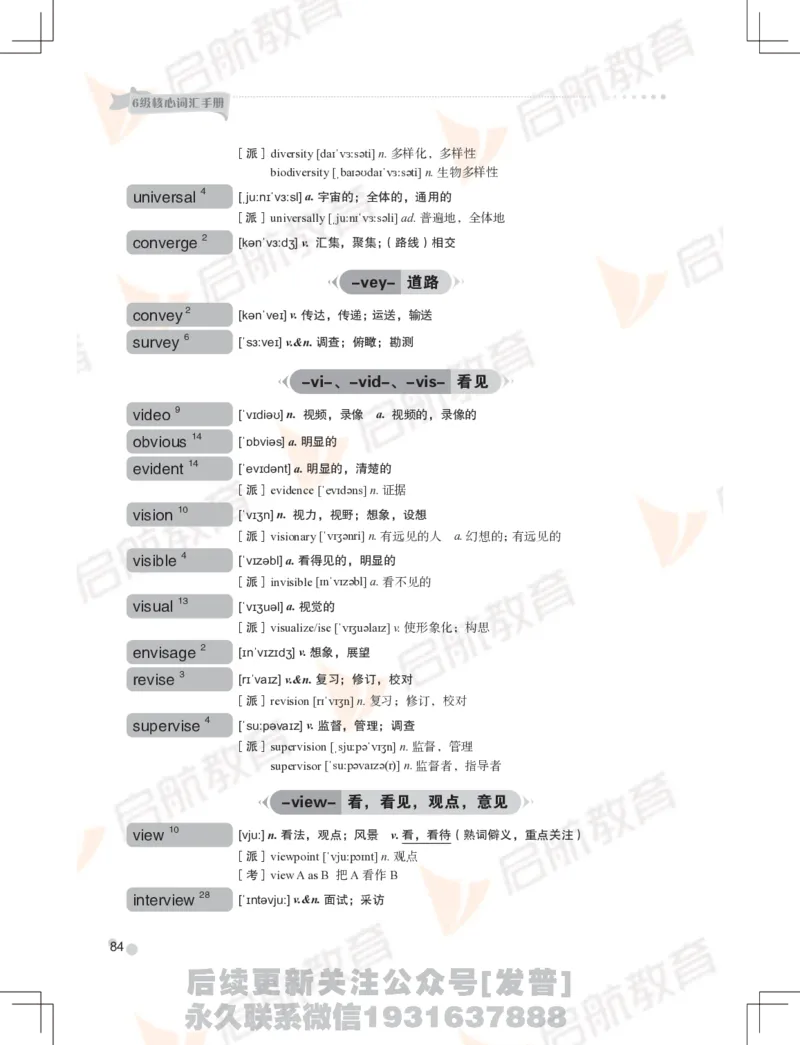 大学英语：6级核心词汇手册_最新更新，视频都在这_2026，6月六级速转存易和谐_1、2025年6月六级_01.2026六级英语田静_01.电子讲义