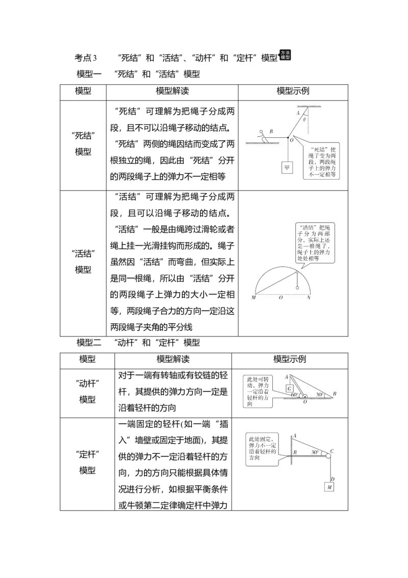 第2讲　力的合成和分解教案_04高考物理_新高考复习资料_2022年新高考复习资料_2022届一轮复习讲练结合_第2章相互作用_第2讲　力的合成和分解