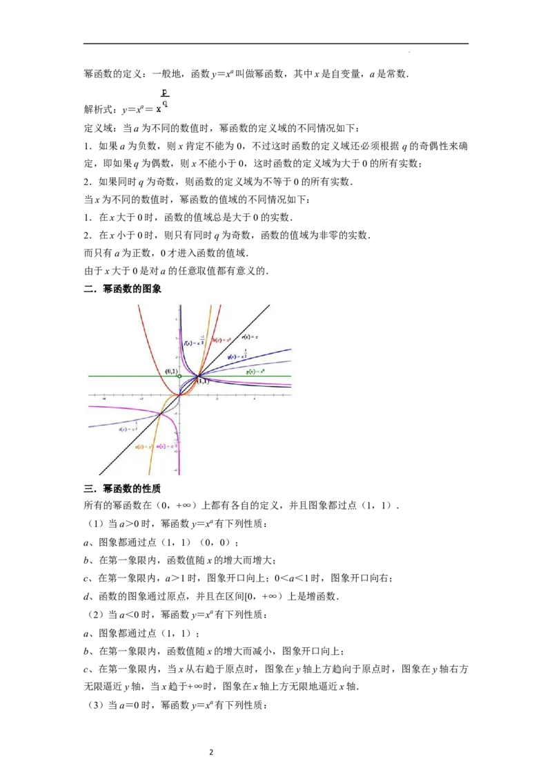 考点05幂函数（5种题型1个易错考点）（解析版）_02高考数学_新高考复习资料_2024年新高考资料_一轮复习资料_一轮复习讲义2024年高考数学复习全程规划（新高考）_核心考点讲义