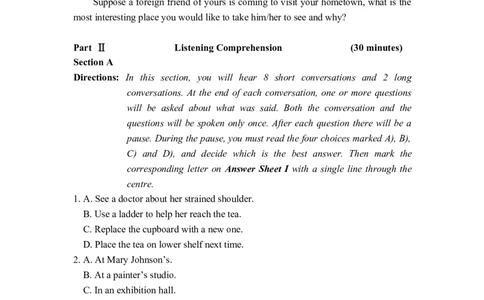 ❤2014年6月四级真题第1套_02.四六级真题+模拟题（0128）_四级真题+音频+解析(0128)_02.2013&mdash;2015年旧题型_2014年6月CET4_2014年6月大学英语四级考试真题及答案解析（一）