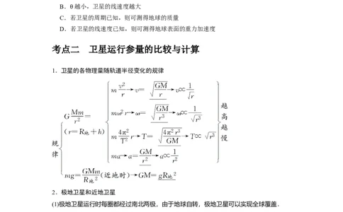 第11讲　万有引力定律（原卷版）_04高考物理_通用版（老高考）复习资料_2024年复习资料_完2024年高考物理一轮考点复习精讲精练（全国通用）_第11讲　万有引力定律（全国通用）