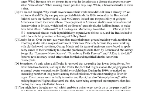 2013年12月六级考试真题（一）_02.四六级真题+模拟题（0128）_六级真题+音频+解析(0128)_02.2013&mdash;2015六级旧题型_2013年12月六级_真题word