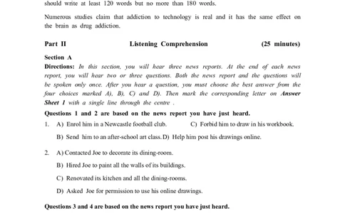 2021年06月四级真题全3套_02.四六级真题+模拟题（0128）_四级真题+音频+解析(0128)_03.2016&mdash;2025年新题型_2021年06月四级_2021.06四级真题word
