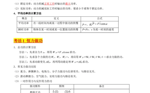 考点21功功率和机车启动问题（核心考点精讲精练）-备战2024年高考物理一轮复习考点帮（新高考专用）（解析版）_04高考物理_新高考复习资料_2024新高考复习资料_一轮复习资料
